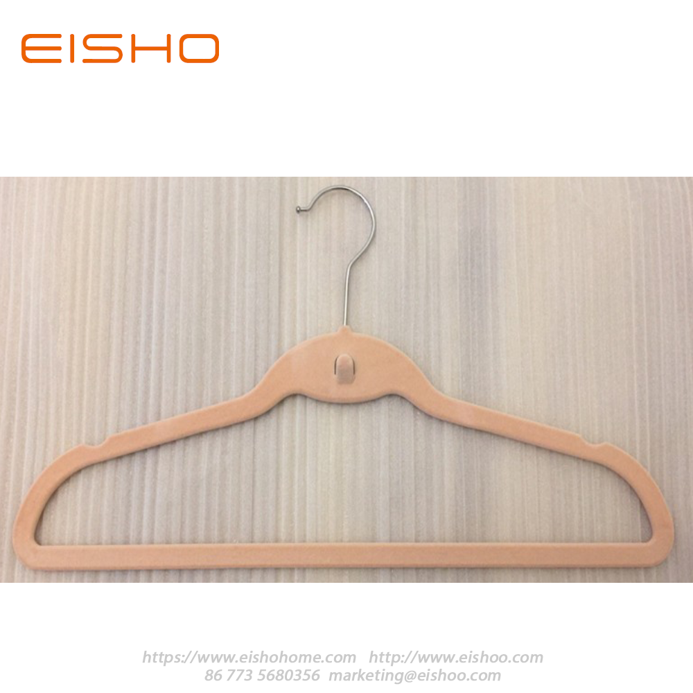 15 Plastic Flocked Hangers