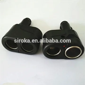 2 Way USB 12V Charger Power Adapter Port Car Cigarette Lighter Socket Splitter