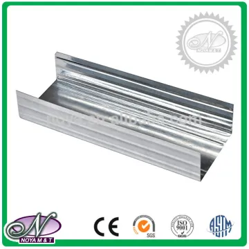 China good quality galvanized steel profiles U/C channel for drywall