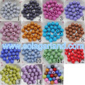 Wholesale Acrylic Plastic Black Crackle Round Beads Circular Crack Beads Charms