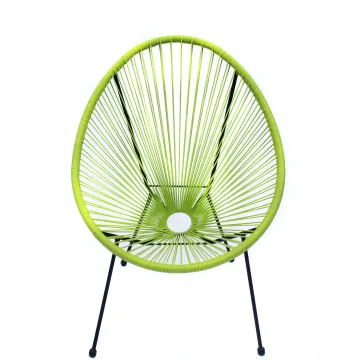 Rattan Outdoor Acapulco Garden Egg Sun Chair - Contemporary Bistro Patio Furniture