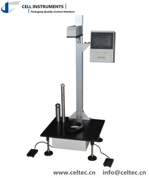 Falling dart impact tester