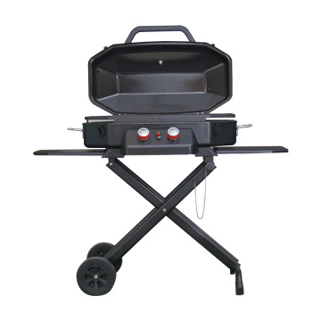 Trolley Design Portable Bbq Grill Foldable Outdoor Camping  Barbecue Grills Bbq Grill