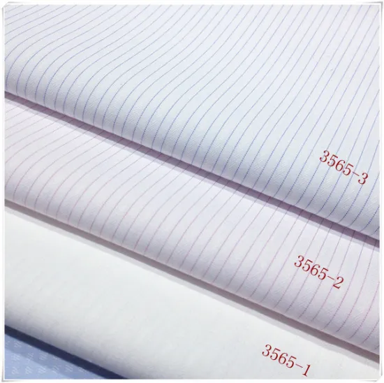Classic stripe business shirt fabric