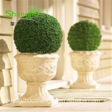 SJLJ13337 high quality Milan leaves topiary ball / fake grass plant ball for wedding / event decoration