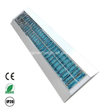T5 recessed louver light fitting