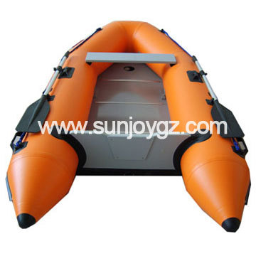 2017 Sunjoy 0.9mm pvc tarpaulin inflatable boat with electric motor