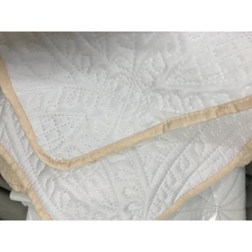 White Color Ultrasonic Microfiber Fabrics