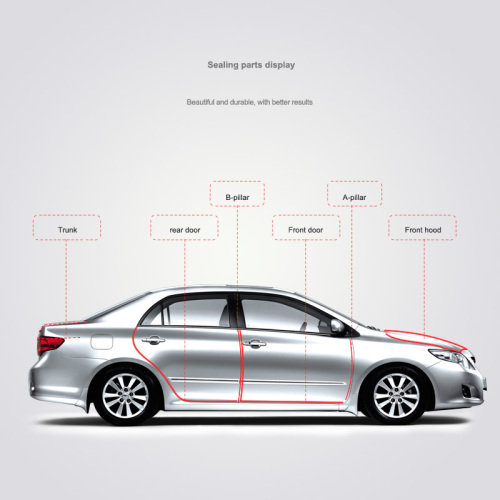 EPDM Rubber Seal Strip Car door window EPDM foam rubber seal strip Factory