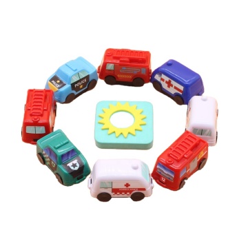 Car Shape Kids Toy Self-inking rolling stamps