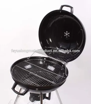 22 '' Round Shape Out Door garden kettle BBQ Grill cart