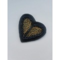 Love embroidered beads patche