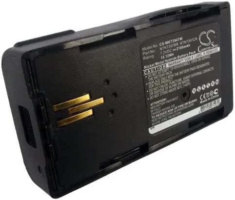 7.2V 2100mAh NTN7395 Replacement Battery for Motorola