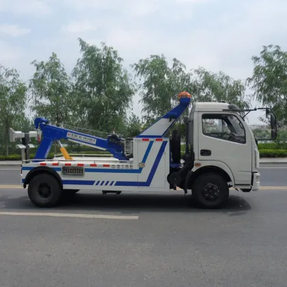Chinese manufacturing companies 2 axle light duty wrecker truck