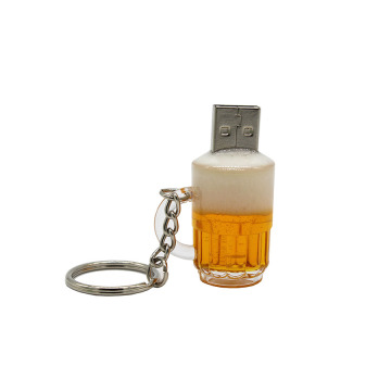 Unidad flash USB especial modelo de taza de cerveza