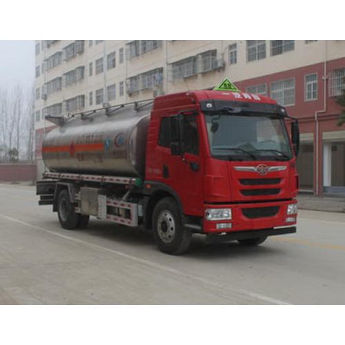 Caminhão-tanque de transporte de combustível de liga de alumínio FAW