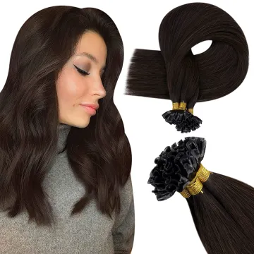 Wholesale Silky straight double drawn Remy cuticle human U tip Hair extensions Hot fusion Hair extension Nail U tip Hair