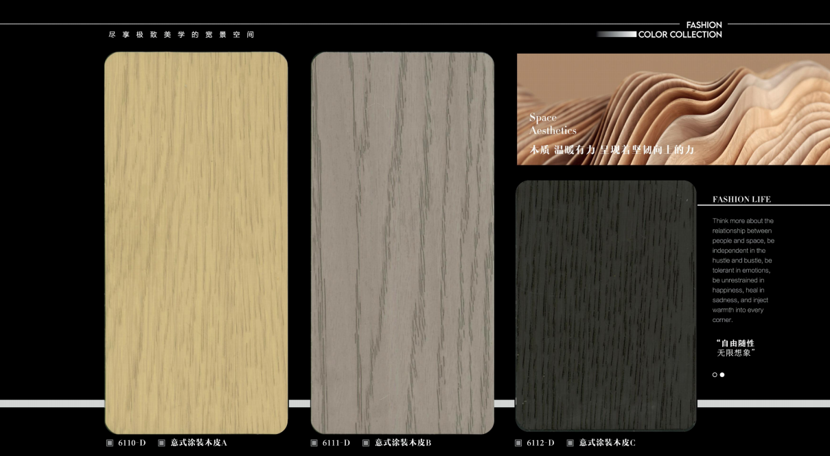 Wandpaneel aus Carbonkristall Carbon crystal wall panel