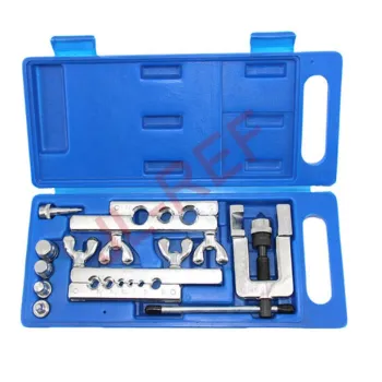 Hydraulic Cooper Pipe Flaring Tool Set for Refrigeration - 1/8, 3/16, 1/4 Sizes