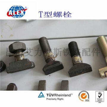 Railway T-bolt with different size