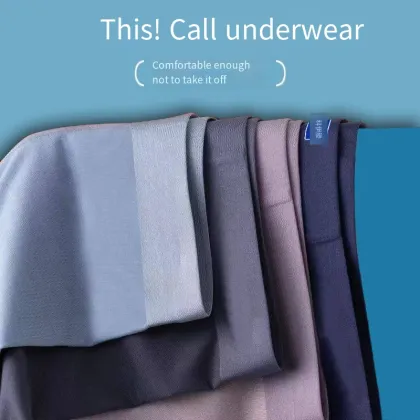 Breathable Sexy Ice Silk Boxer Shorts for Men - Cool Summer Underwear