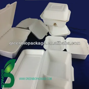 sugarcane bagasse pulp eco friendly disposable bento box