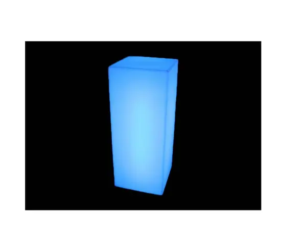 Illuminated Outdoor Furniture Glowing Pillar