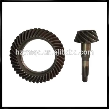 Long life defferential bevel gear in rear drive axle of pickup truck.