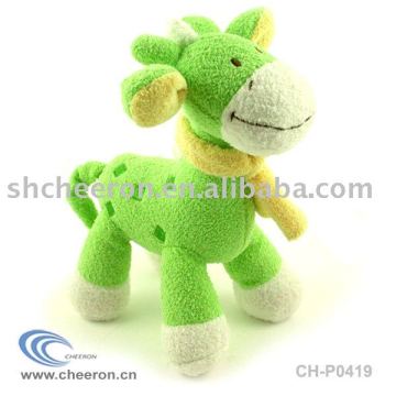 Plush giraffe with scarf stuffed giraffe soft giraffe toy
