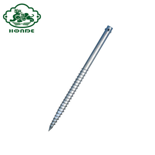 Galvanis Spiral Ground Screw Pole Jangkar Untuk Pagar