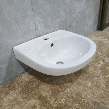 Lavabo Φτηνές τιμή Μονή λεκάνη Λατινική αμερικανική τοίχο κρεμασμένο μπάνιο νεροχύτη κεραμικό τοίχο λεκάνη τοίχου