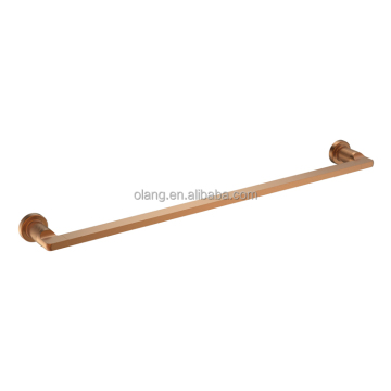 Copper Bathroom Hardware Set: Towel Rail and Holder