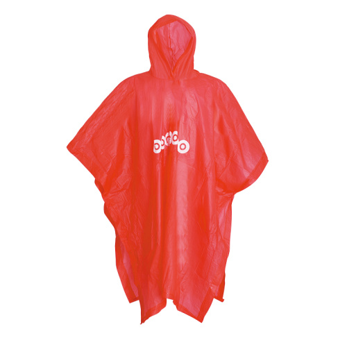 custom printed logo pvc poncho raincoat