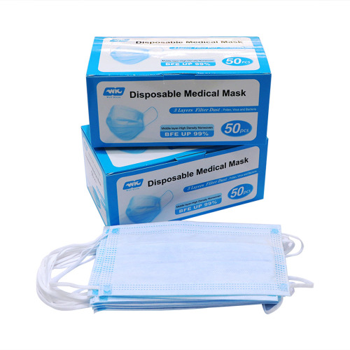 Disposable medical Face Mask 3ply Against Bacteria