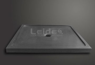Mongolia black granite shower tray