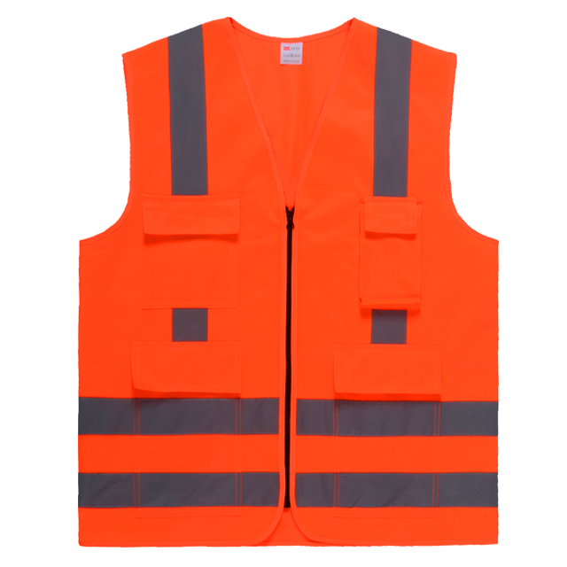 Safety Vest with X Reflective Tape