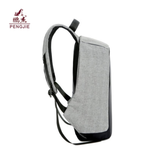 Bolso de la mochila del poliéster de la carga por USB del ordenador portátil del ordenador portátil