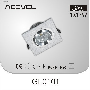 Single Head, Dual Head, Trial Head Embedded LED grille lights