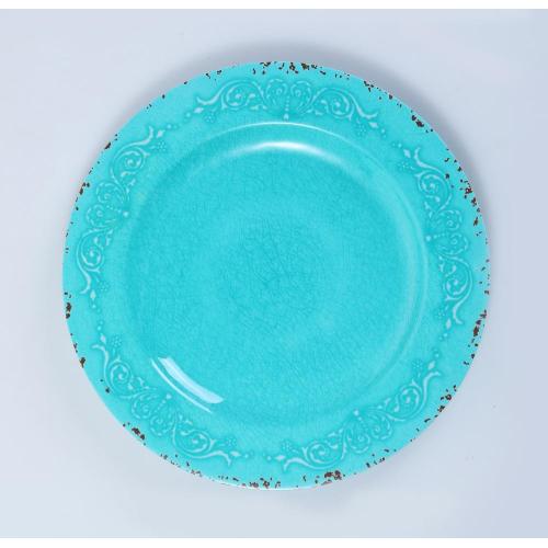 melamine round dinner plate for all serving usage