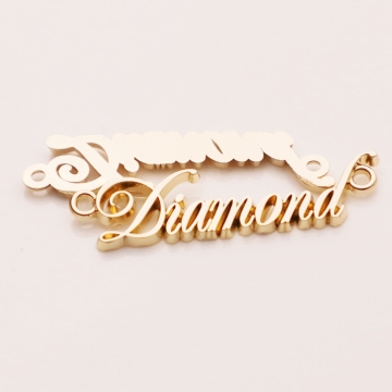 Custom OEM Logo Metal Tags and Hijab Accessories