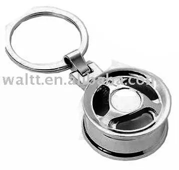 Wheel Rim key chains Automobile parts key holder