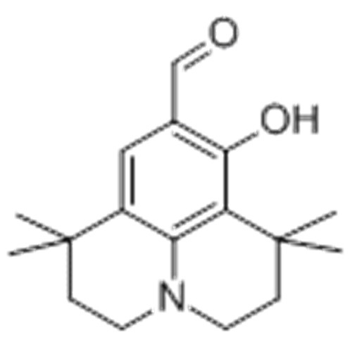1H, 5H-benzo [ij] quinolizina-9-carboxaldehído, 2,3,6,7-tetrahidro-8-hidroxi-1,1,7,7-tetrametilo- CAS 115662-09-4