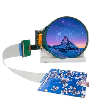 3.4 Inch Round LCD Display HD MI to MIPI DSI Converter Board for 3D Printer VR