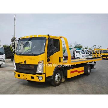Howo 5Tons Car Towing Wrecker Truck used wrecker