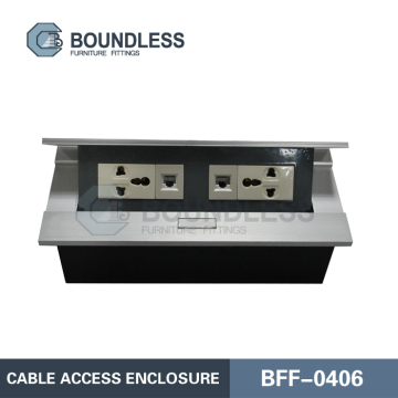 Office Pop Up Up Desktop Table Socket Outlet untuk Data dan Kuasa
