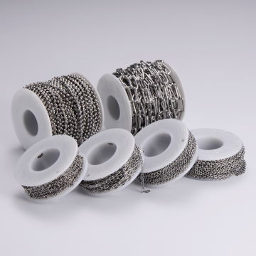 Wholesale Stainless Steel Necklace Link Chain by Meter in Roll for Jewelry Making and DIY Projects