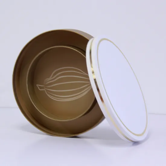 Customized CMYK Printing Christmas Circular Paper Gift Box