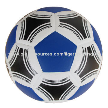 Soccer Ball with Top Grain PU, PVC or Recycle Leather, Available in Various Colors