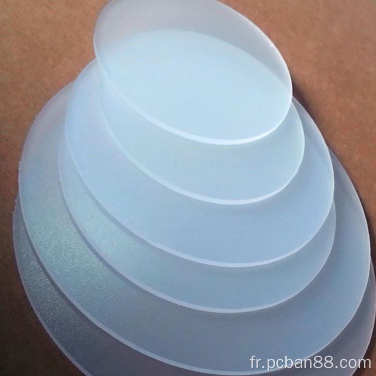 feuille de polycarbonate de diffuseur givré / prisme pour la lumière LED