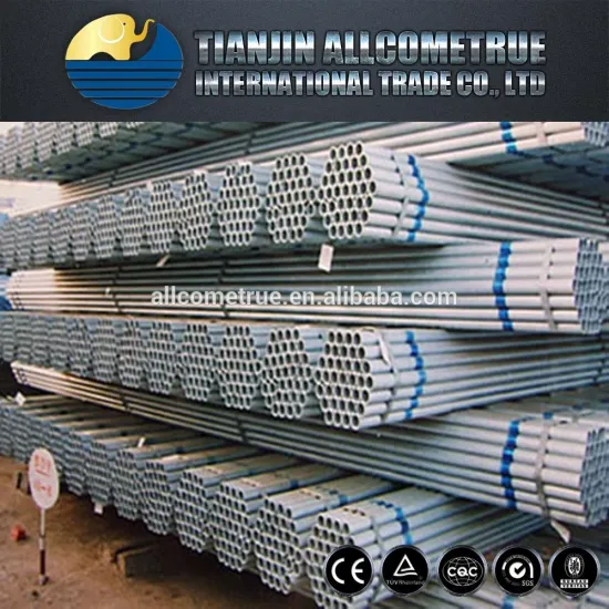 round galvanized steel pipes / tube
